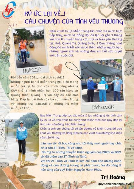 Ký ức lại về...Câu chuyện của tình yêu thương