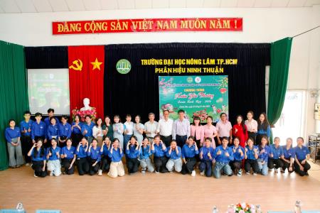 Chương trình Xuân yêu thương - Xuân Bính Ngọ 2026 tại trường Đại học Nông Lâm - Phân hiệu Ninh Thuận
