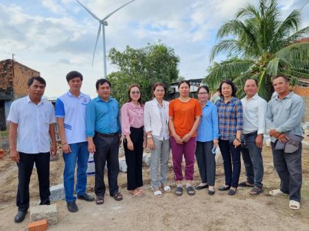 Quỹ Thiện Nguyện Hạnh Phúc khởi công căn nhà số 14 ở Ninh Thuận