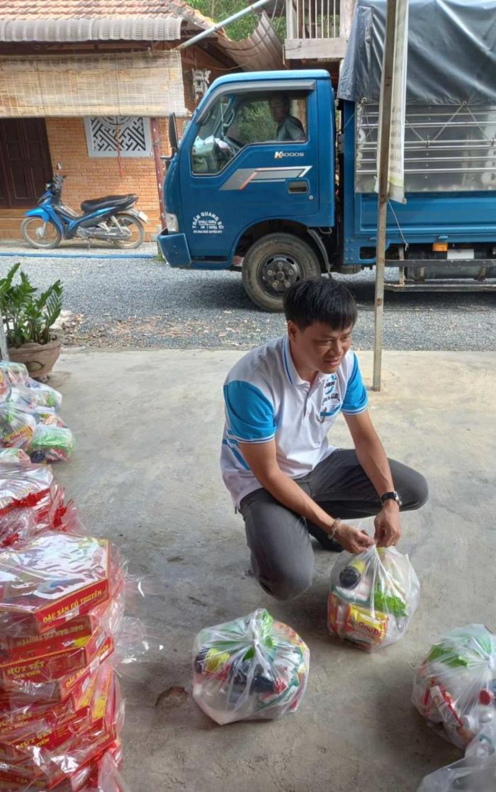 Trao quà ngày cuối năm 2022 tại Bình Thuận (31/12/2022)